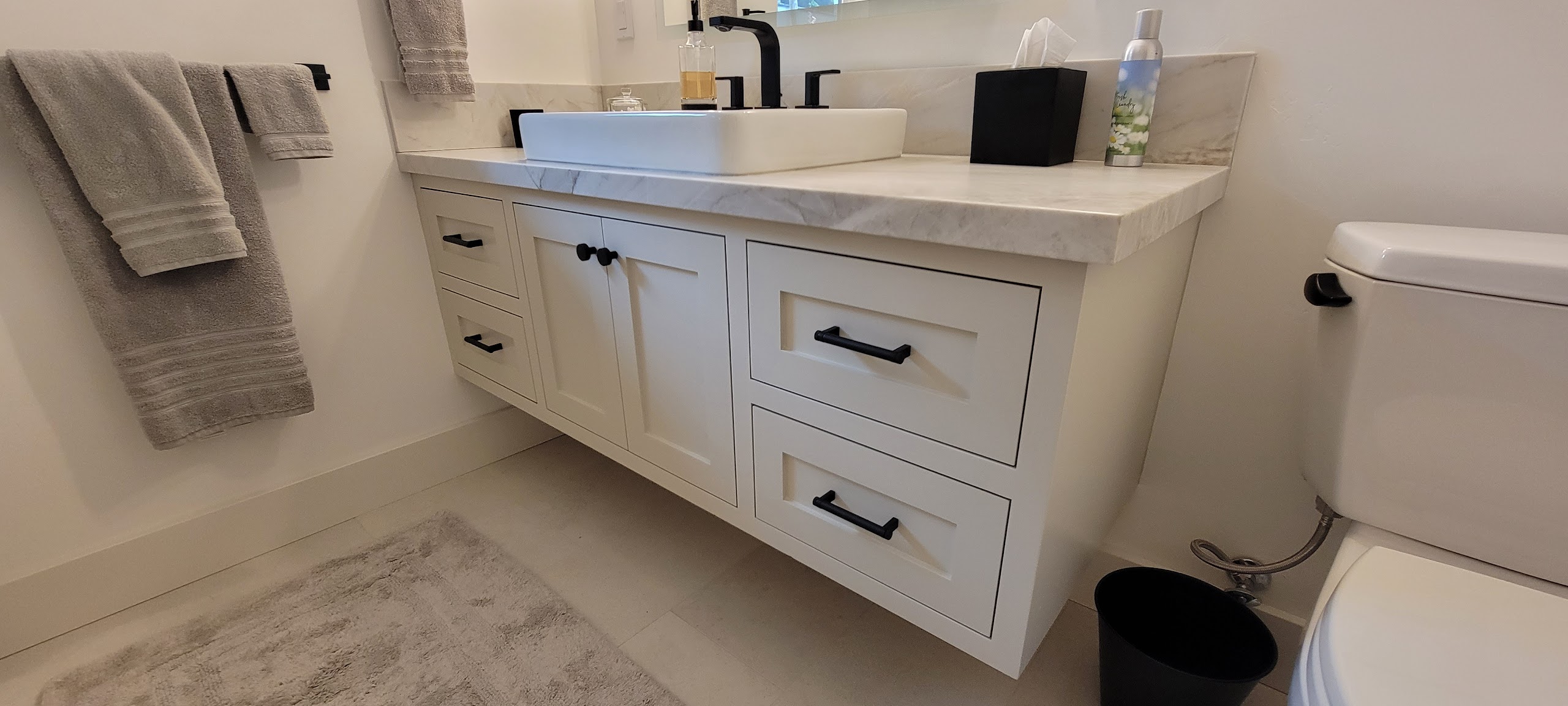 Transitional Floating Vanity Style