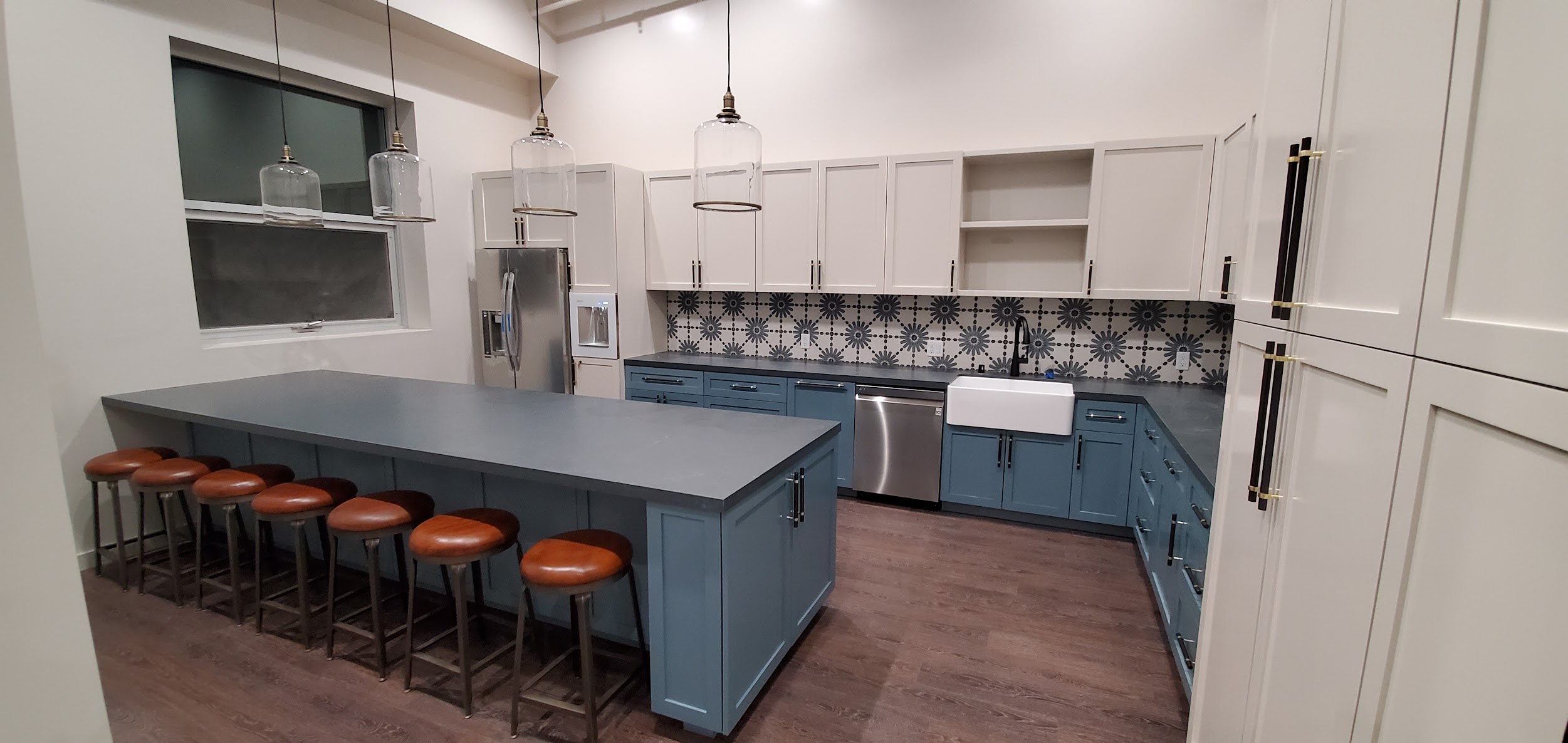 Blue Island Farmhouse Kitchen Design