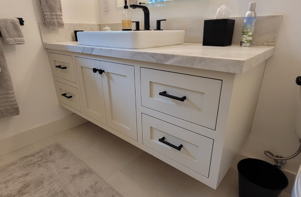 single bathroom sink
